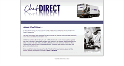 Desktop Screenshot of chefdirect.co.uk